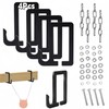 ZSHIGANMA AR500 2x4 Steel Target Hanger, Brackets, Holders with Cain