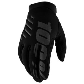 100% GUANTES Brisker Glove, Black (Black), XL