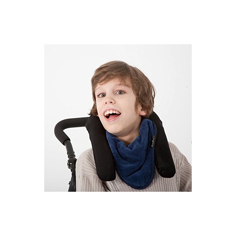 Mum2Mum Plus Special Needs Adult Bandana Bib in Stone (Pale