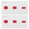 Shanrya AmblyopiaTrainingCards Dirt Resistant Red Green Strabismus Training Cards for