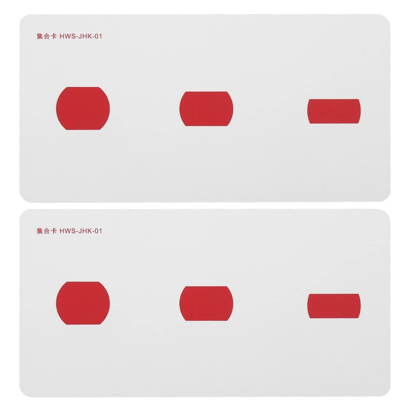 Shanrya AmblyopiaTrainingCards Dirt Resistant Red Green Strabismus Training Cards for