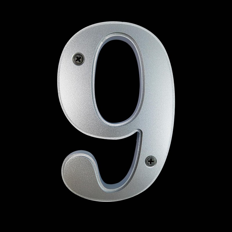 Unique 5-Inch High Acrylic House Numbers - Rustproof & Anti-fade