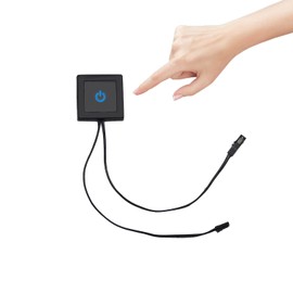 VST Dimmer Light Switch, IR Touch Dimmer Sensor Switch Door Switch for Closet Light LED Strip Light and Under Cabinet lightingt with 12V JST Male and Female Connector (DC12/24V 3A)