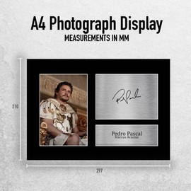 HWC Trading Pedro Pascal Gladiator 2 Gifts Printed Signed Autograph Picture for Movie Memorabilia Fans - A4