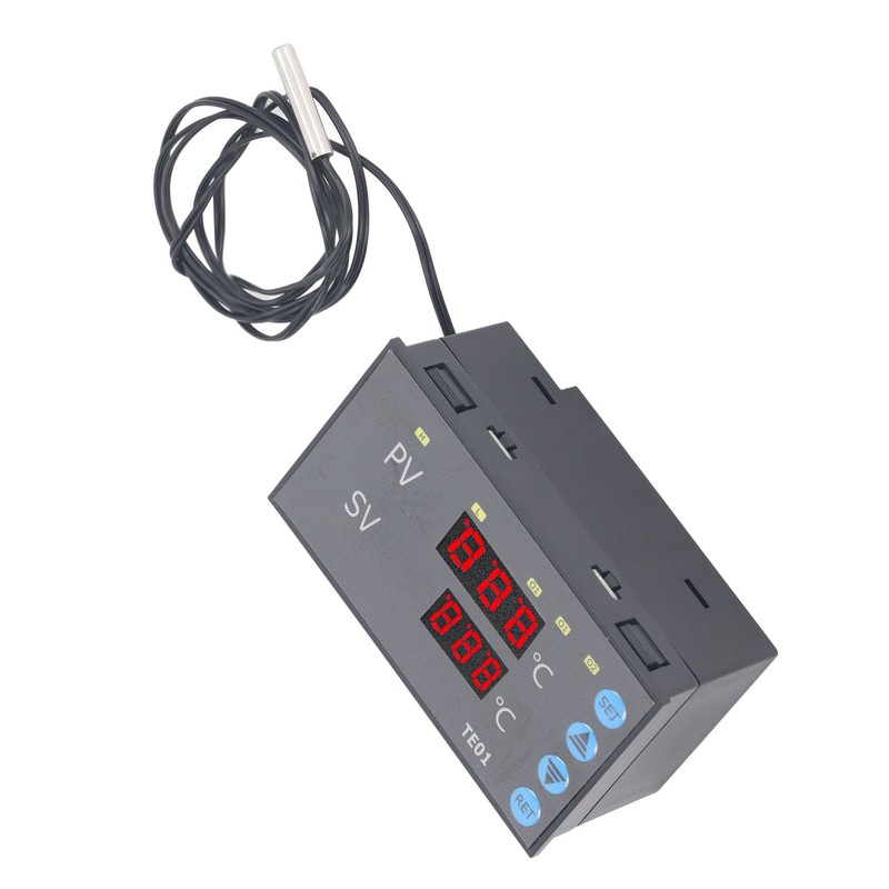 Digital Temperature Controller DC24V ‑50~120℃ Thermostat Regulator High Accuracy Control