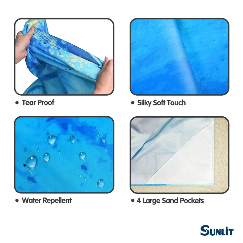 Sunlit - Design Beach Blanket/Beach Mat