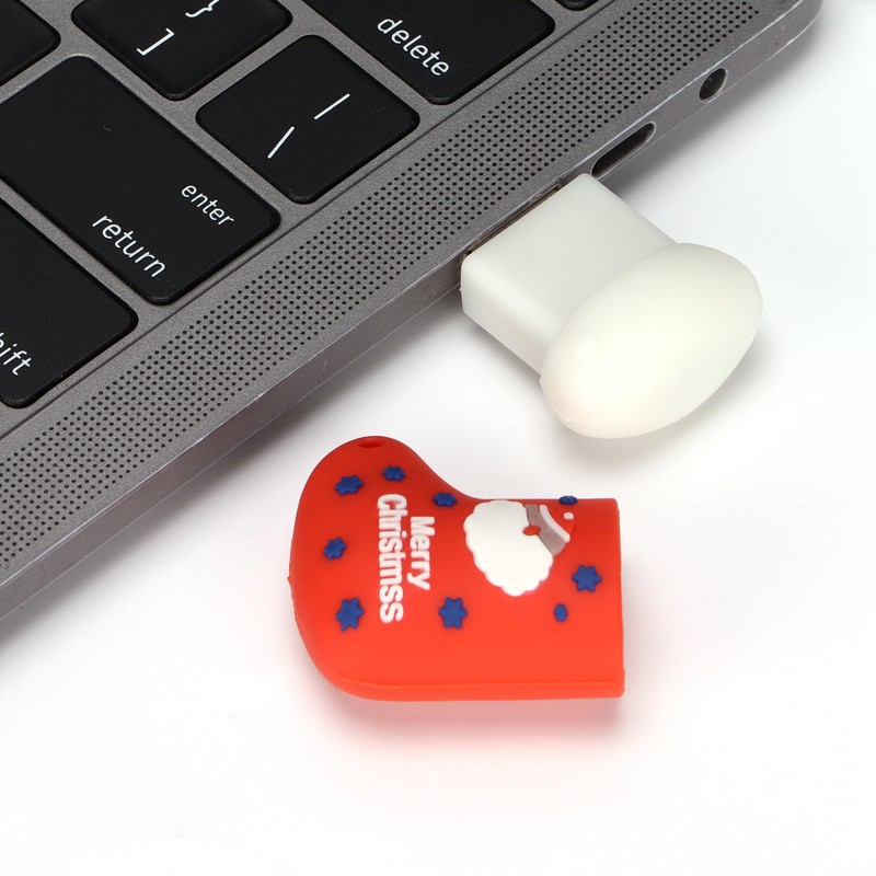 USB Flash Drive Data Storage Christmas Socks Shape High Speed