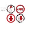 Firefighter Sticker Labels by Adore By Nat - Fire Truck