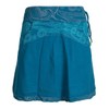 Vishes Alternative Clothing Short Layered-Look Cotton Skirt, Printed, Wide Waistband
