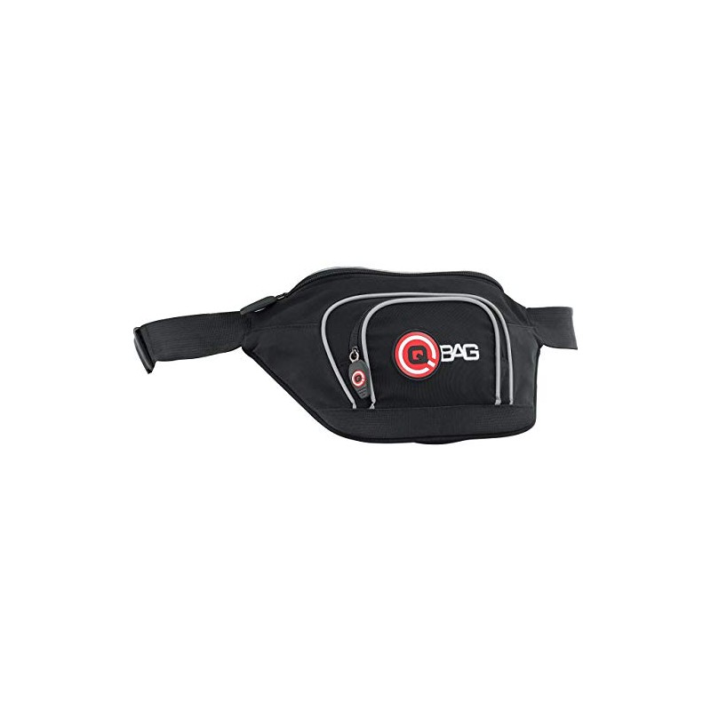 QBag Hip Bag Belt Bag - Black/Grey/White - 1L Storage