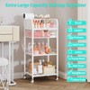 HapiRm Makeup Organizer Storage Cart - 4 Tier Skincare Make