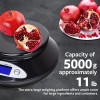 Smart Weigh Digital Food Kitchen Scale with Bowl,11lb x 0.1oz