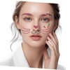 Baluue Easter Bunny Face Stickers for Festivals Cute Face Art