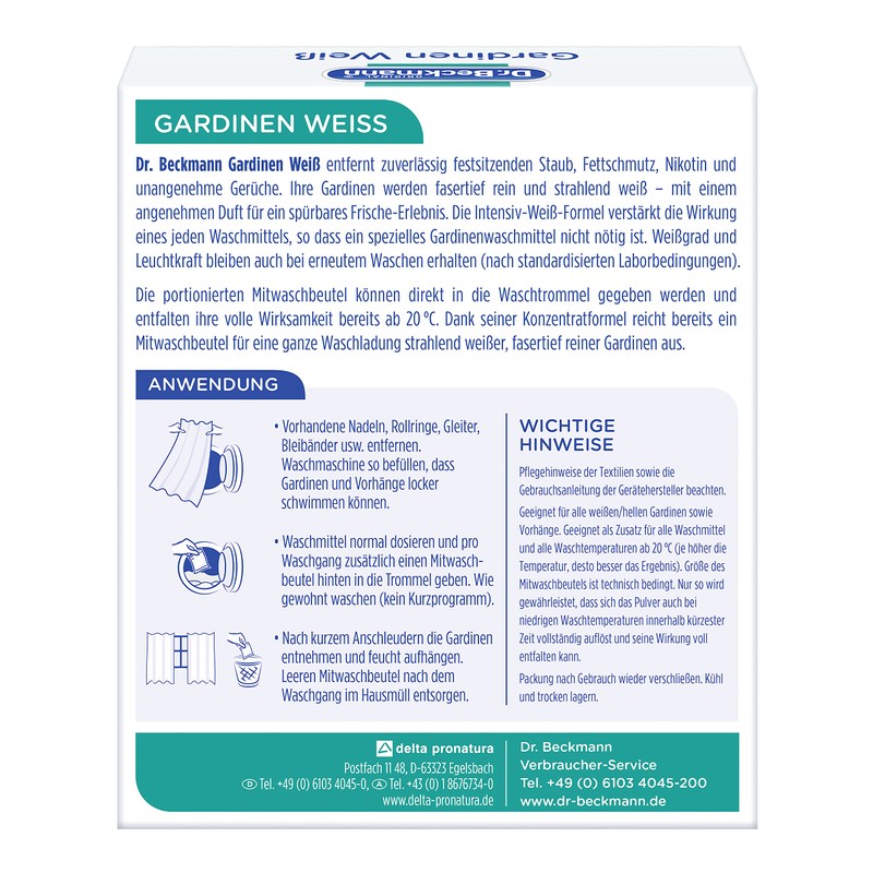 Dr. Beckmann White Curtains | Curtain White for Radiant Curtains