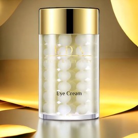 EDA LUXURY BEAUTY Luxe Diamond Caviar Eye Cream - Anti Aging, Lifting, Firming Crow's Feet, Dark Circles & Under Eyes Puffiness - Day & Night Anti-Wrinkle Collagen Cream - Vegan & Paraben-Free