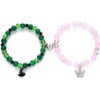 Elphaba Galinda Friendship Matching Bracelets Crown Witch Hat Broom BFF