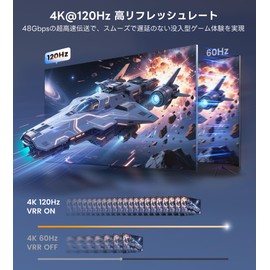 Avedio Links HDMI Splitter, 1 Input 2 Outputs, Supports 8K@60Hz/4K@120Hz, Downscaler Function, HDMI 2.1 Splitter, 48Gbps, VRR, ALLM, Type-C Power, HDR10+, Dolby Vision, Atmos, For Sound Bars, Capture Boards, TVs, Projectors