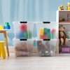 IRIS USA 54 Qt Stackable Plastic Storage Bins with Lids,