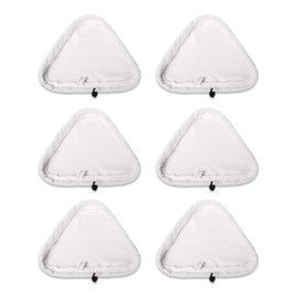 TINA 6PCS Universal Washable Triangular Microfiber Cleaning Pad Cover Washable Cloths for X5 Steam Mops and H2O
