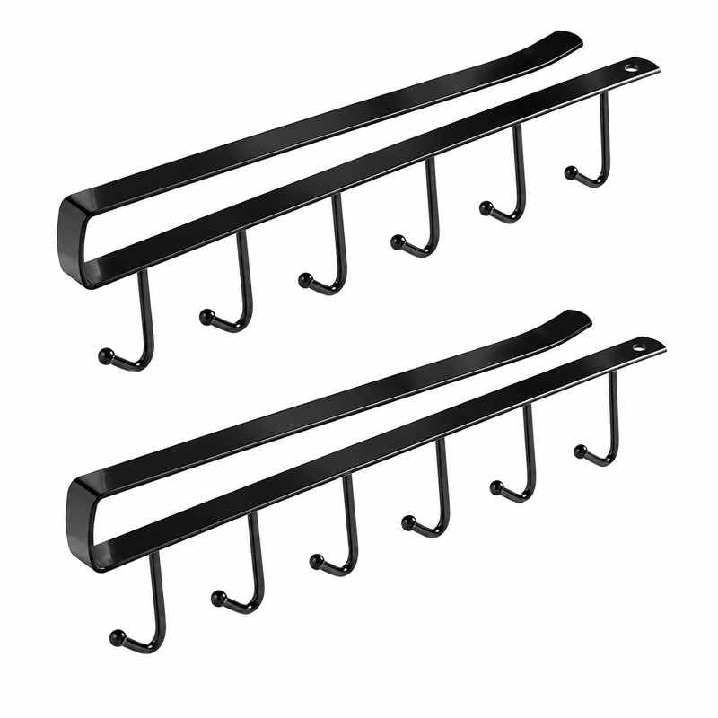 Door Hat Holder Organizer for Home Storage – Space-Saving Metal