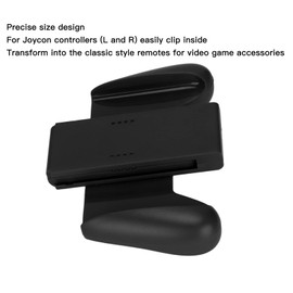 Controller Hand Grip with Ergonomic Design for Joycon, Lightweight, Compatible with Switch, for Gaming Experience (Black)