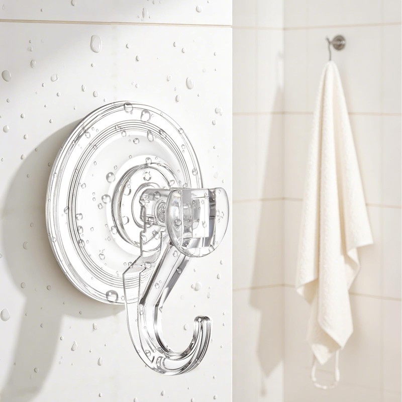 VEVOR Suction Cup Hooks 6 Pack, 2.76 x 3.54 x