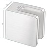 8 x Stainless Steel Glass Holder Square for 6 mm