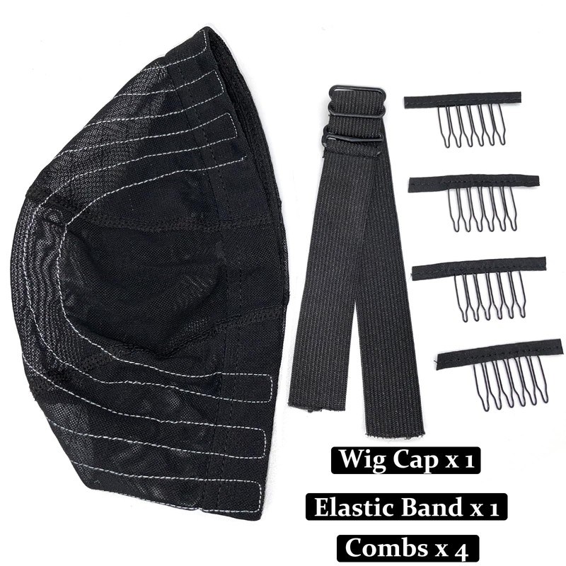 Atimiaza Wig Cap with Guideline Map for Wig Making, Stretchable