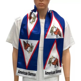 Unbranded American Samoa Scarf / American Samoa Flag Scarf / American Samoa Scarves