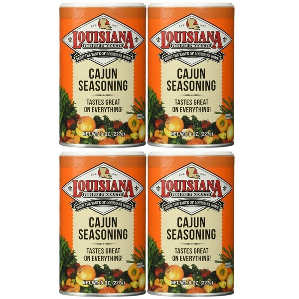 Louisiana Cajun Seasoning, 8 oz, (pack of 4)