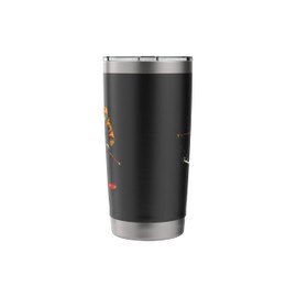 Freestyle Skier Graffiti Stainless Steel Insulated Tumbler