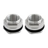 PDETVEO 2PCS 1" Water Tank Connector, Stainless Steel Bulkhead Fitting