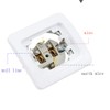 Mayata 1pcs Wall Panel Power Socket Plug Grounded 16A French