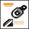 Hihaha 4pcs D Ring Tie Down Anchor 1/4" Diameter for