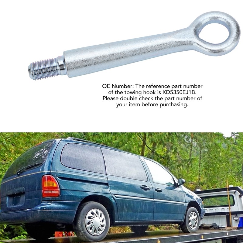 Tow Hook KD5350EJ1B Forged Steel Front Bumper Towing Hitch Replacement