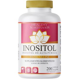 Inositol Puro 200 Cápsulas De 500mg Premium 200 Servicios