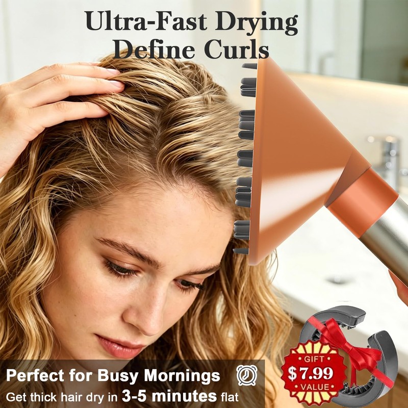 Upgraded Large Diffuser for Dyson Airwrap Multi-Styler HS01 HS05 HS08,6.7IN
