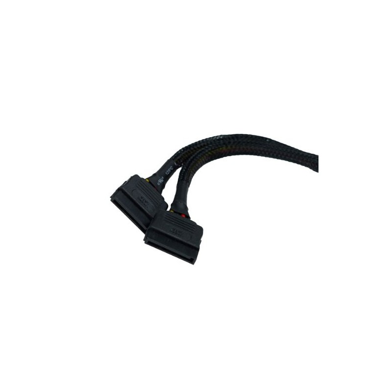 Phobya Strom/SATA Y-Kabel intern 4Pin Molex auf 2x SATA 15cm