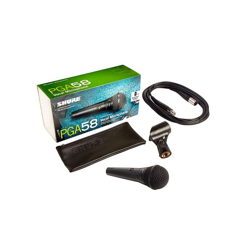 SHURE PGA58-XLR-J Cardioid Dynamic Vocal Microphone