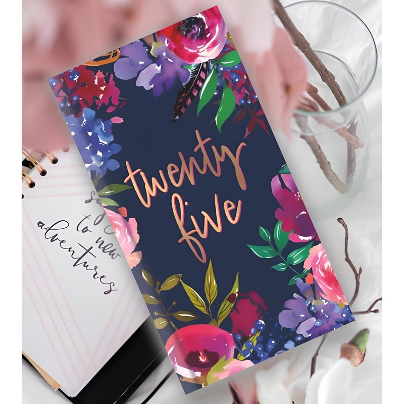 2025 Diary Slim Week to View Fashion soft padded hardback