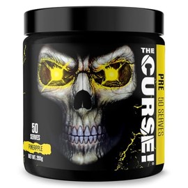JNX Sports The Curse Pineapple Shred Pre-Workout Powder, 50 Servings