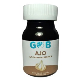 Ajo En Polvo - Go3b - 60 Cápsulas - Suplemento Alimenticio Sabor Sin Sabor                                                                            