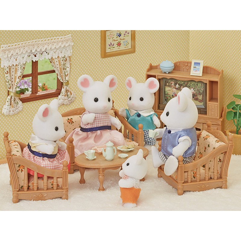 Sylvanian Families Doll Marshmallow Baby Mouse Ne-107