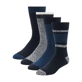 2SwordS Weatherproof Designer Crew Outdoor Socks Multipack (UK, Numeric, 7, 11, Regular, Regular, 4, Thermal-Navy)