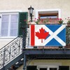 3×5 FT Canada Scotland Combo Flag,Large Canadian Scottish Decor,Double Side