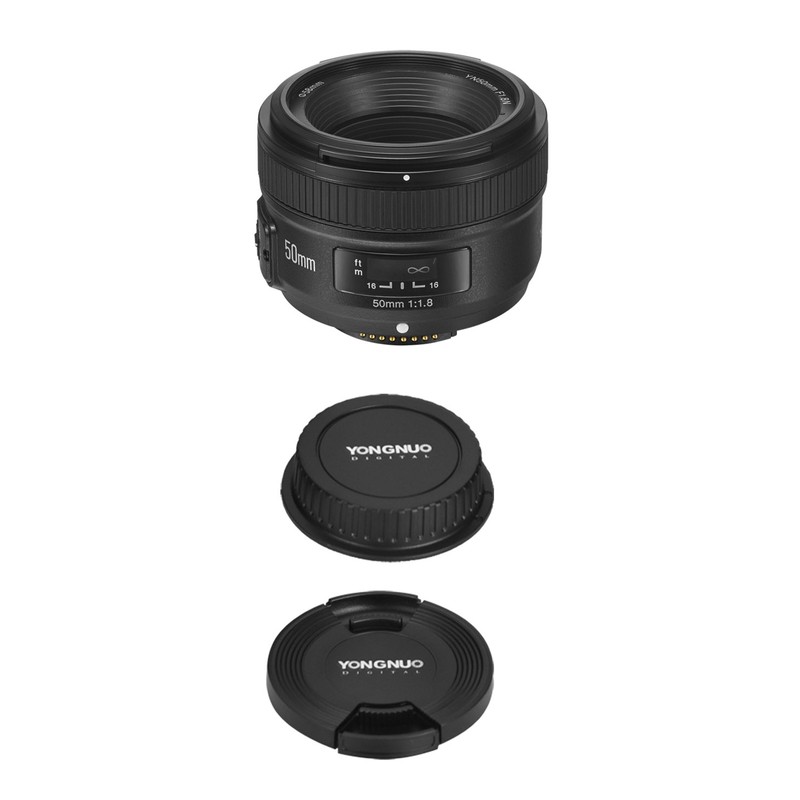 YONGNUO YN50mm F1.8 AF Lens 1:1.8 Standard Prime Lens Large