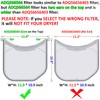 Uszily ADQ566564 Lint Filter Replacement for LG and Kenmore Dryers,