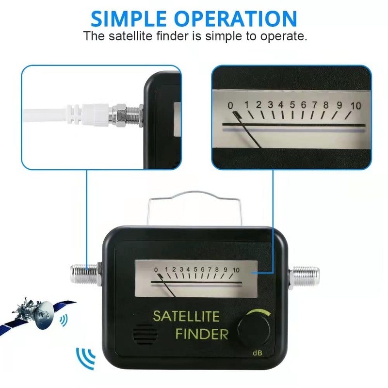 Fasizi TV signal star finder with pointer type signal star