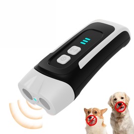 Anti-Bark for Dogs, Ultrasonic Anti-Bark LED Light, Portable Ultrasonic for Dogs, Adjustable Frequency Anti Aboiement pour Chien for Large Dogs, Medium Small Dogs, Ultrasonic Dogs Anti-Barking Devices