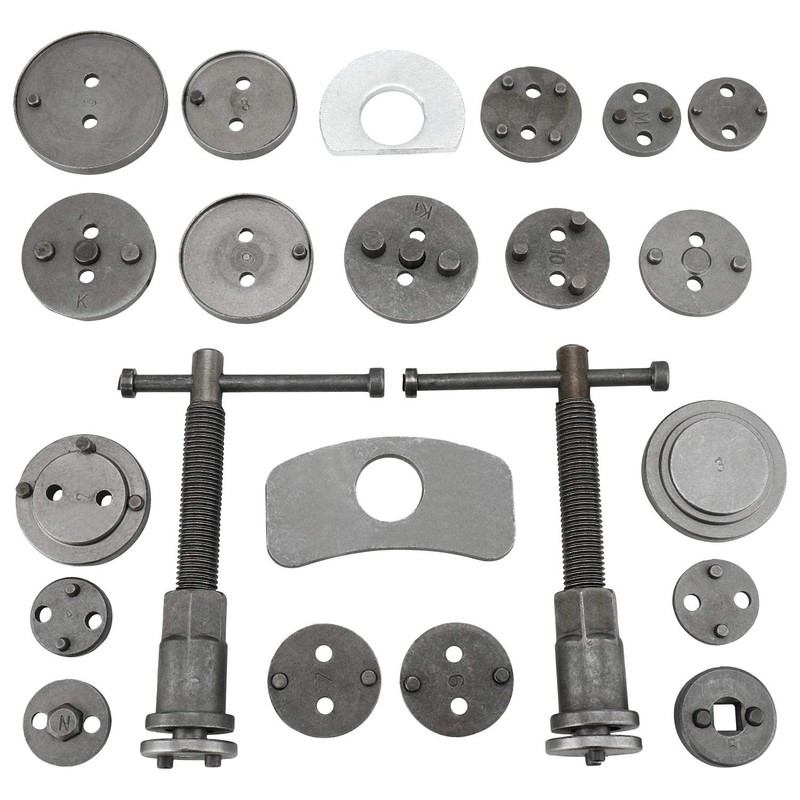 8MILELAKE 24pcs Disc Brake Caliper Compression Wind Back Tool Kit,
